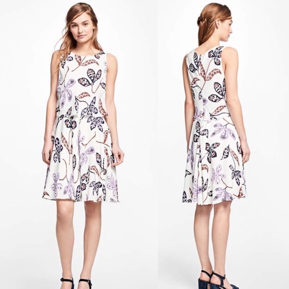 brooks brothers floral dress